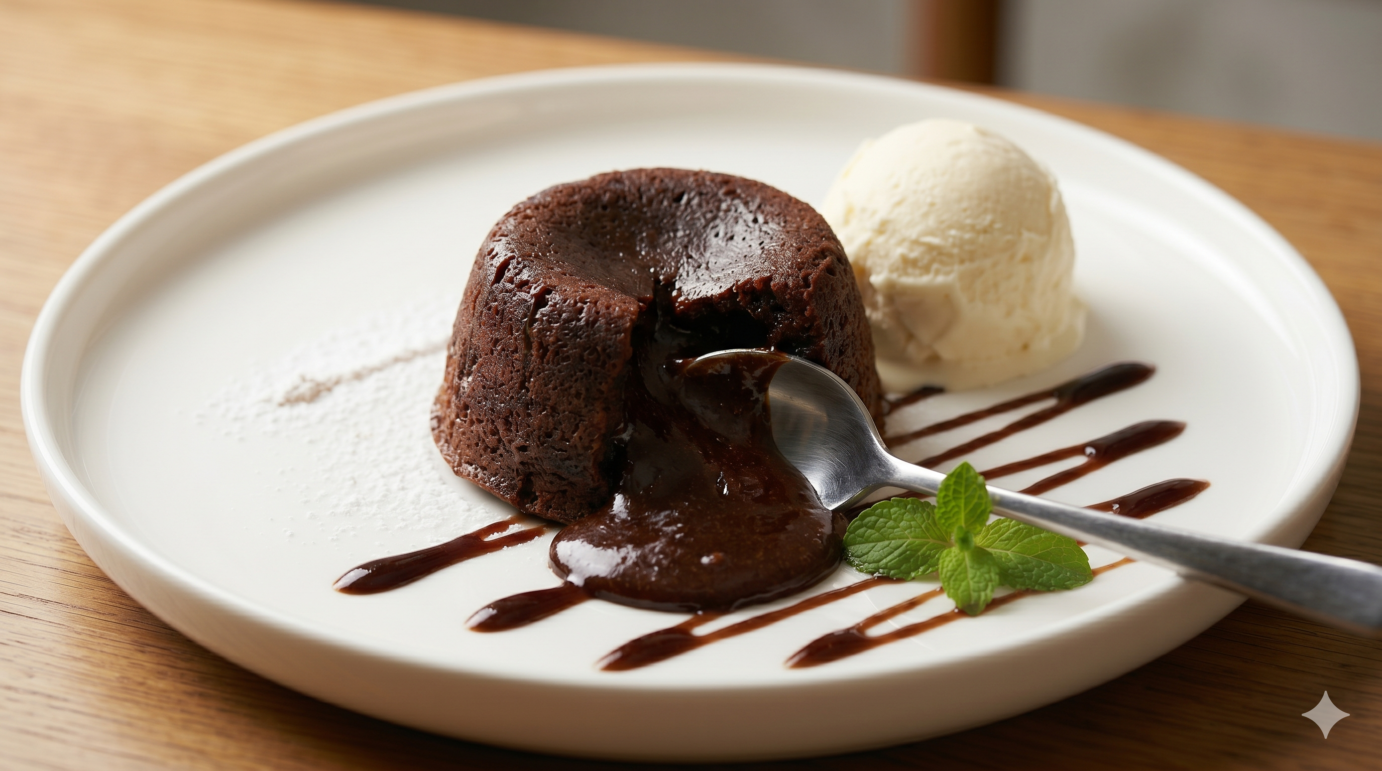 Petit Gateau de Chocolate